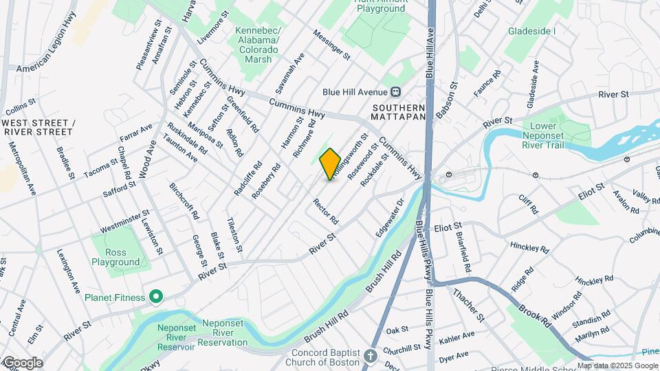 90 Hollingsworth St, Unit 1 Map and Location Details