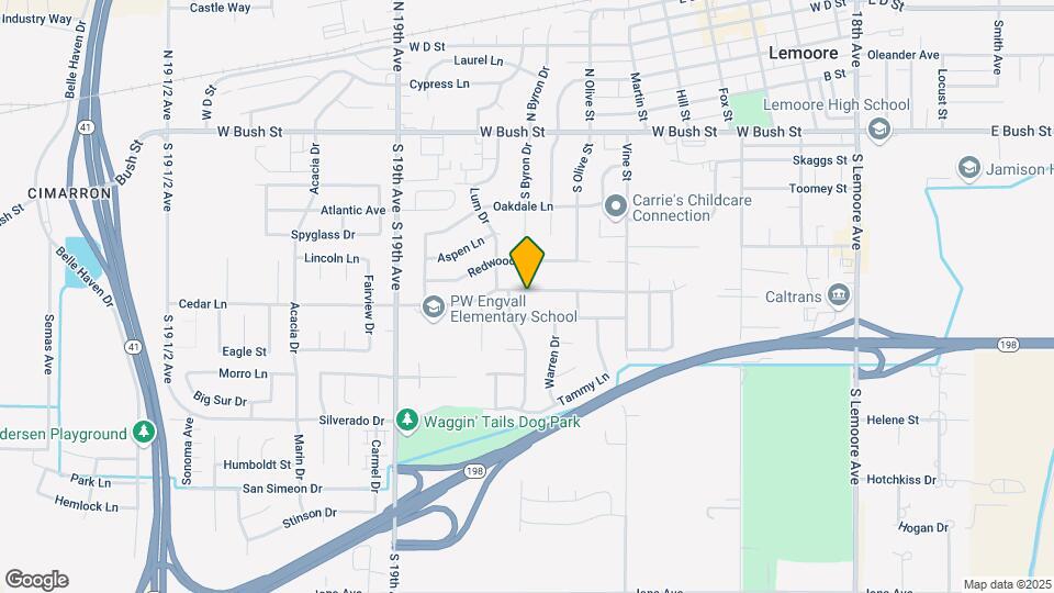 873 Cedar Ln Map and Location Details