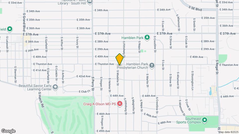 4047 S Madelia St Map and Location Details