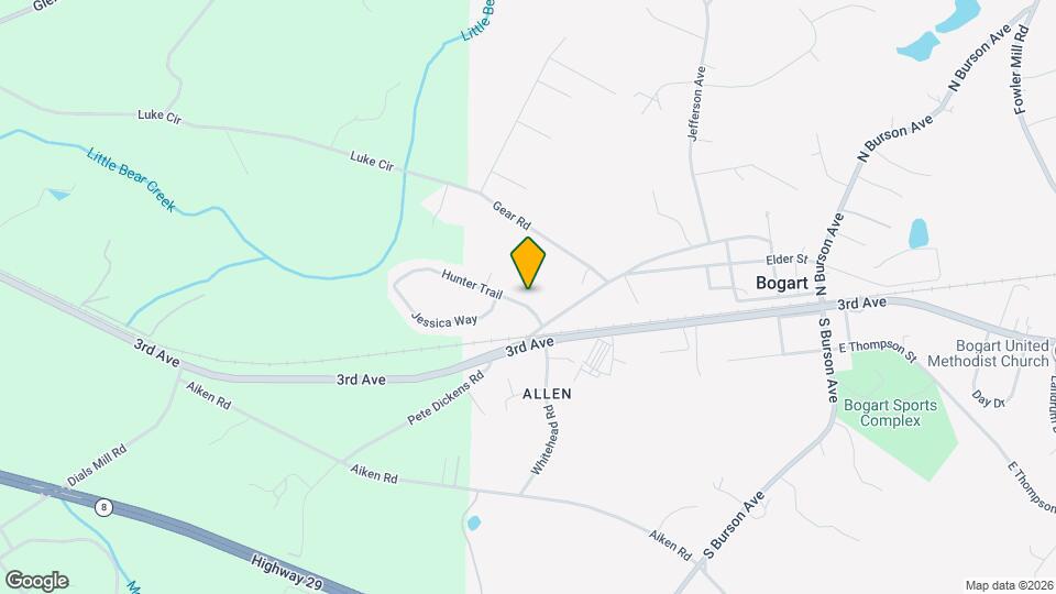 1030 Hunter Trail Map and Location Details