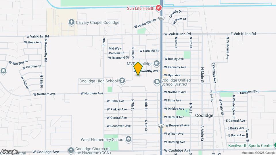 544 N 7th Pl Map and Location Details