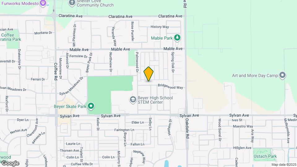 1921 Bridgewood Way Map and Location Details