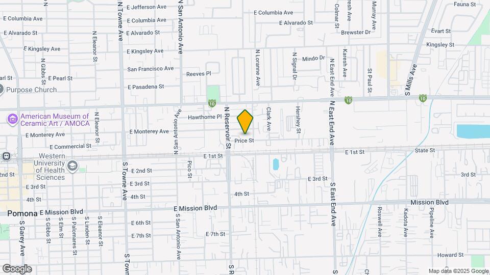 963 Price St Map and Location Details