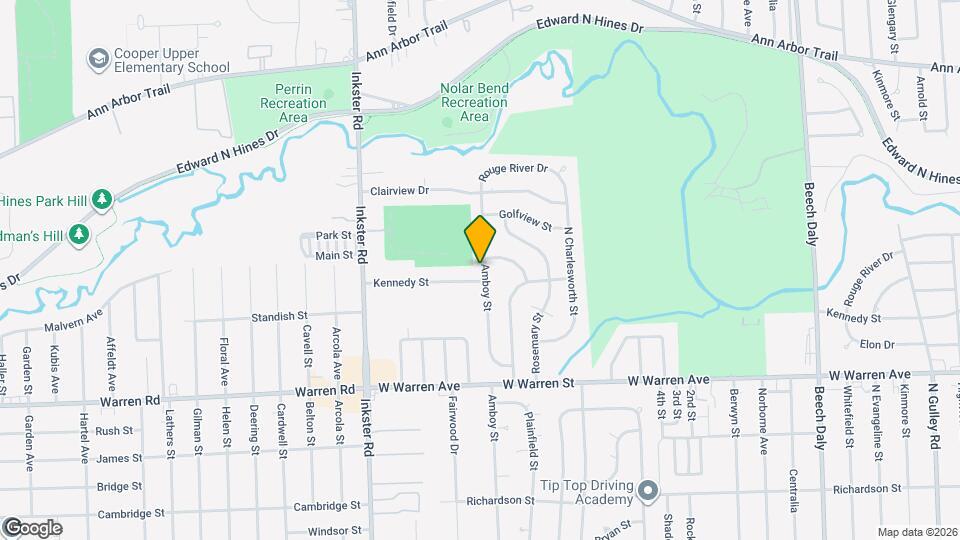 7621 Amboy St Map and Location Details