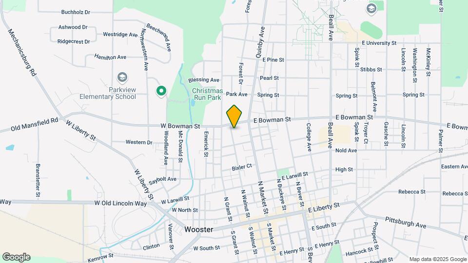 573 N Walnut St Map and Location Details