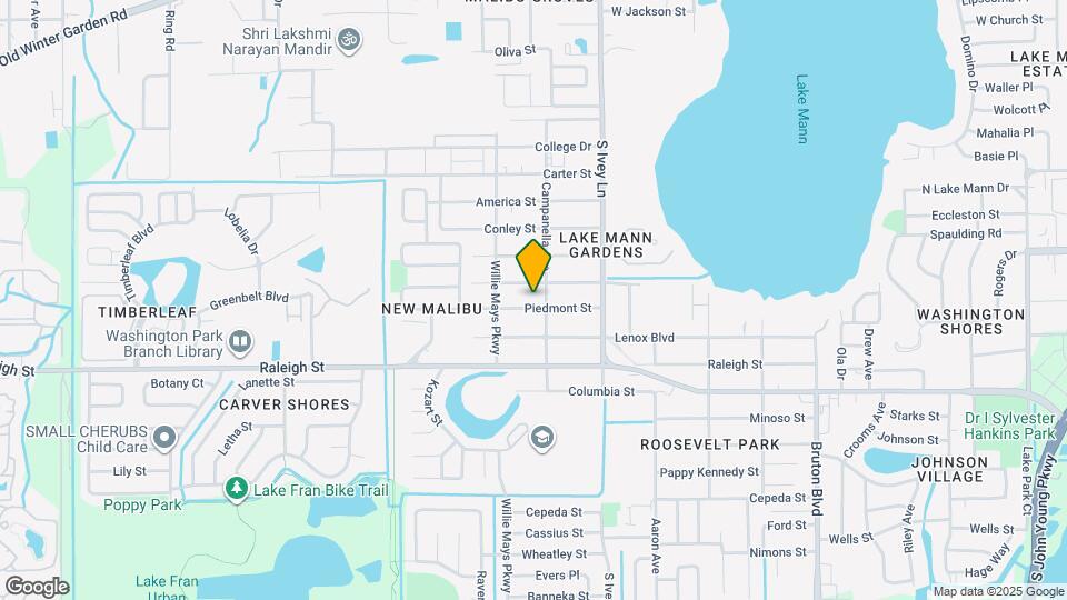 4517 Piedmont St Map and Location Details