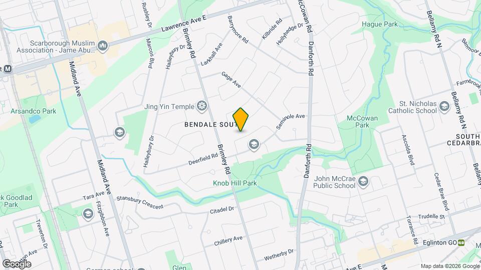 24 Tansley Ave Map and Location Details