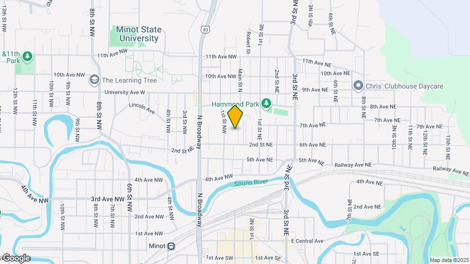 617 Lake St NW Map and Location Details