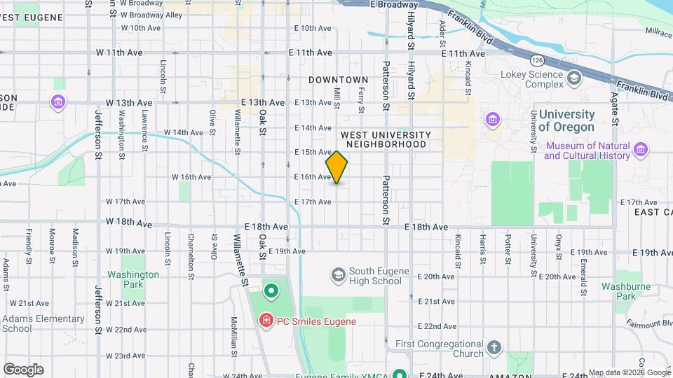 1645 Mill St Map and Location Details