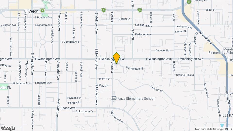 729 S Anza St Map and Location Details