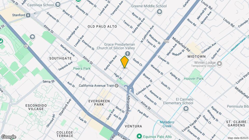 230 N California Ave Map and Location Details