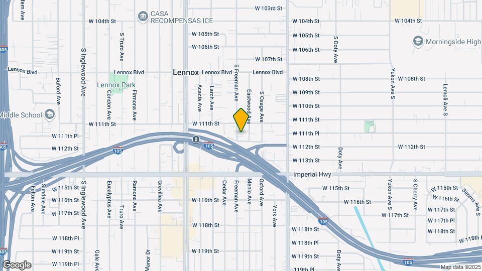 11130-11134 Freeman Ave Mapa y Detalles de la Ubicación