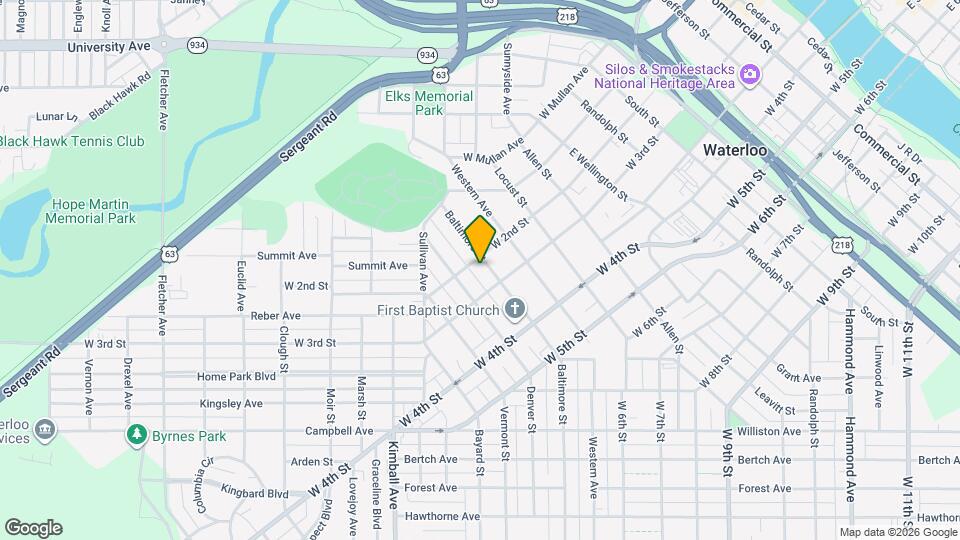 308 Baltimore St Map and Location Details