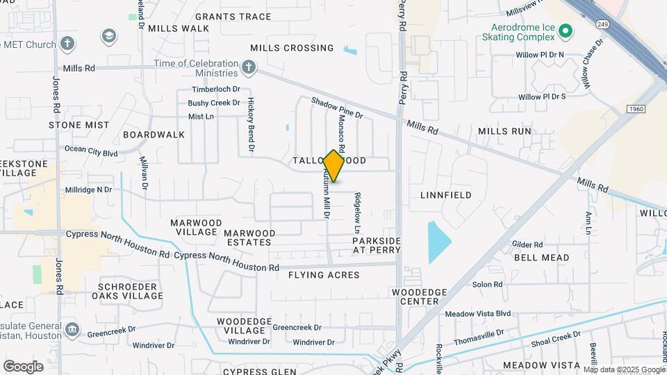 9918 Peachridge Dr Map and Location Details