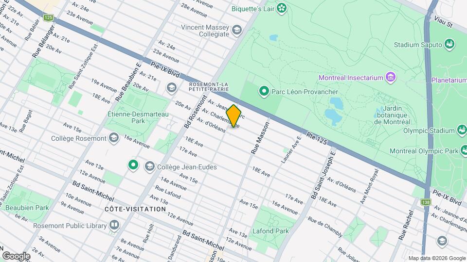 5555 D’Orléans Map and Location Details