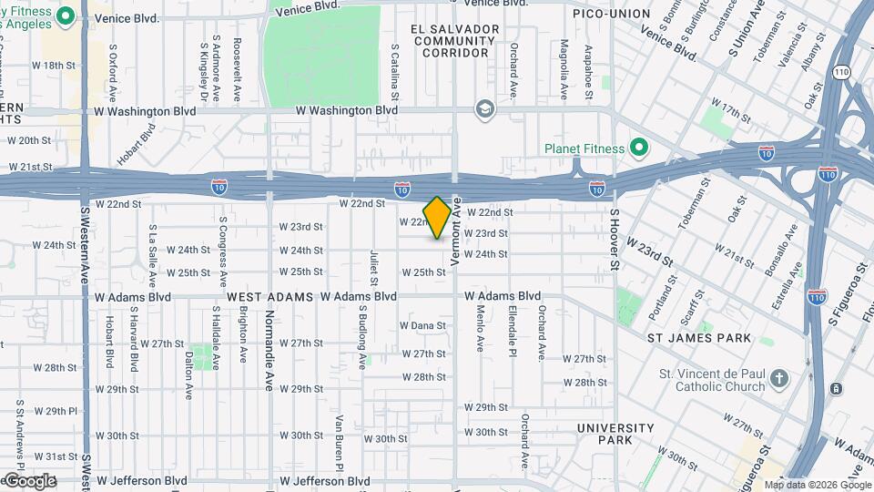 1425 W 24th St Map and Location Details