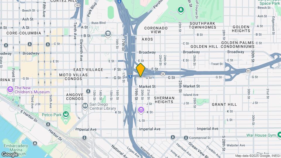 670 20th St Map and Location Details