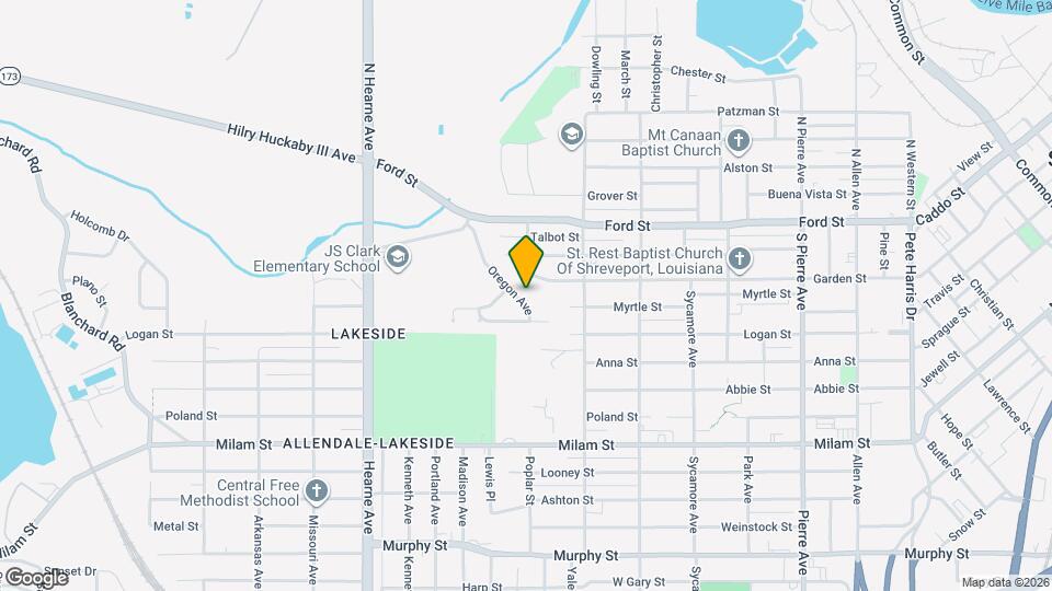 317 Oregon Ave Map and Location Details