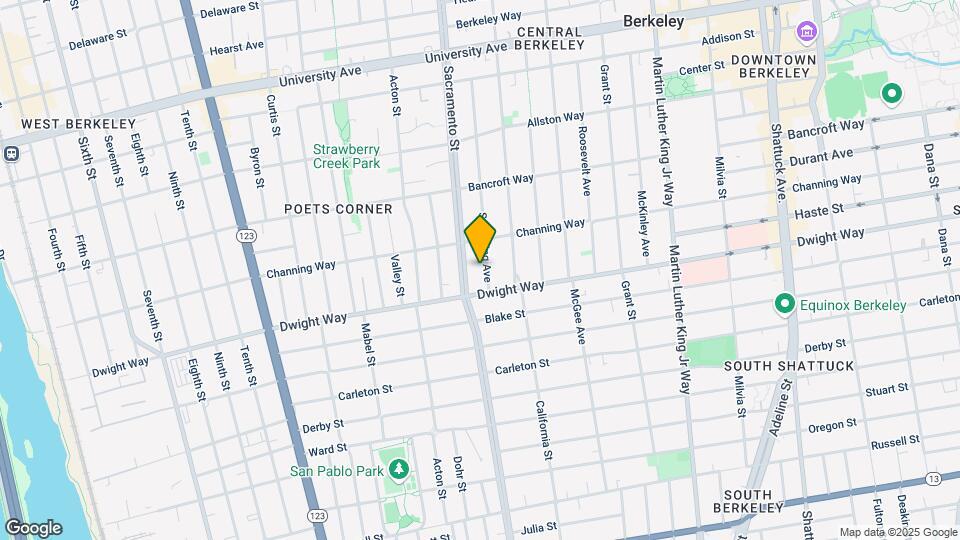 2424 Spaulding Ave Mapa y Detalles de la Ubicación