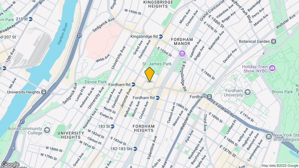 62 E 190th St Map and Location Details