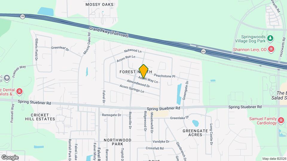 3519 Acorn Way Ln Map and Location Details