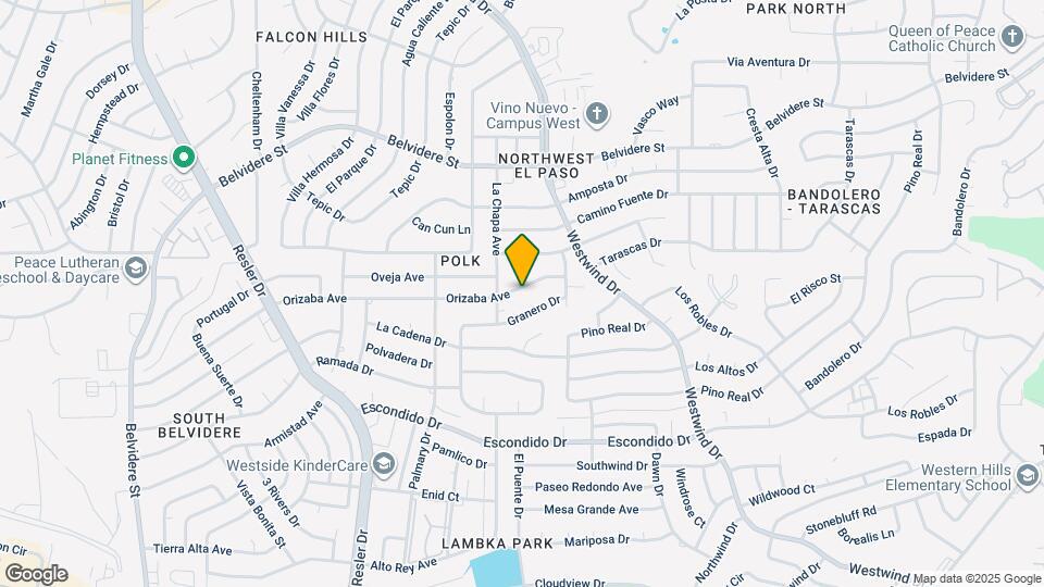 6836 Orizaba Ave Map and Location Details