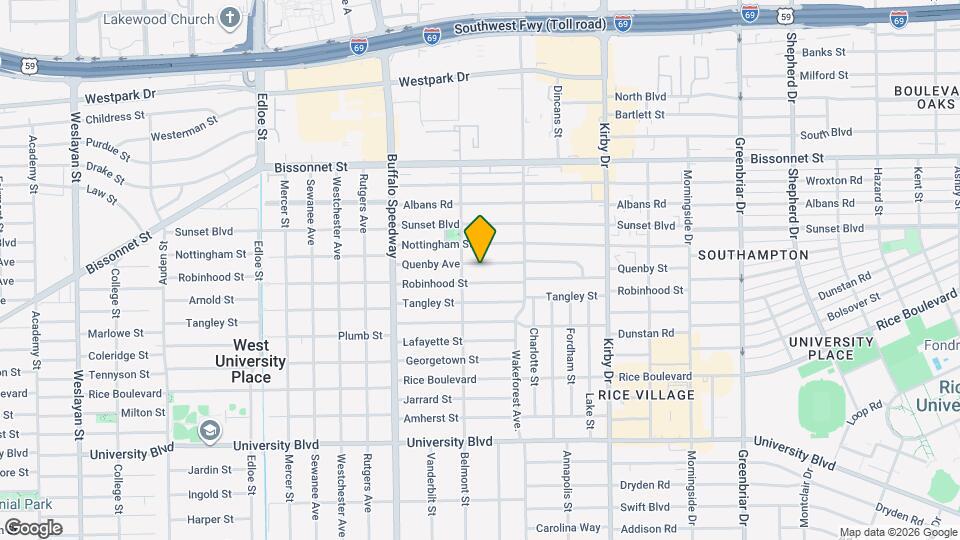 2915 Quenby Ave Map and Location Details