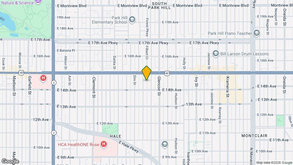1442 Fairfax St Mapa y Detalles de la Ubicación
