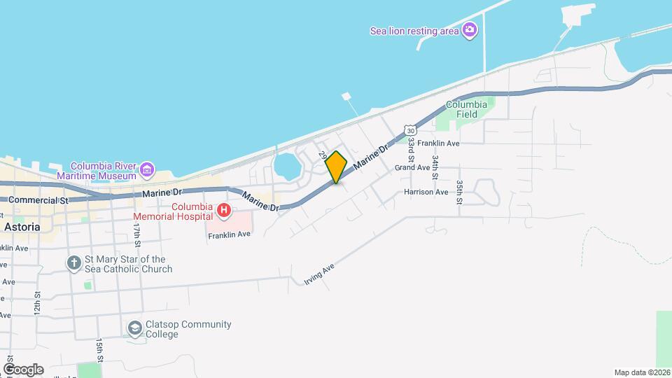 2875 Marine Dr Map and Location Details