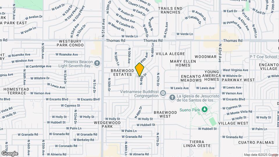 2522 N 48th Dr Map and Location Details