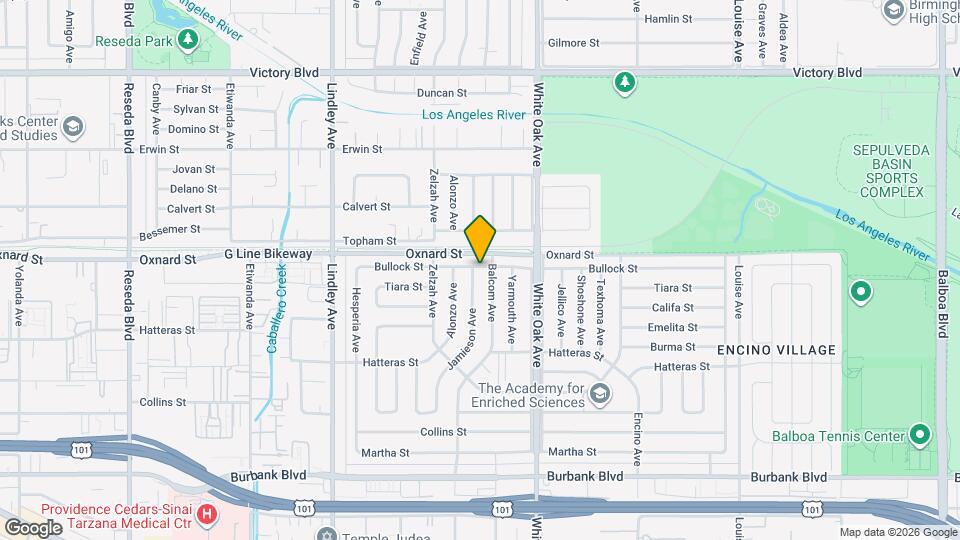 5972 Jamieson Ave Map and Location Details