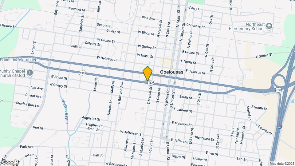 217 W Vine St Map and Location Details