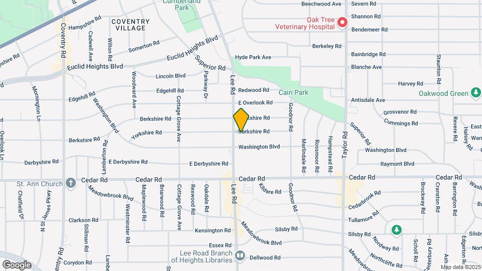 3214 Yorkshire Rd Mapa y Detalles de la Ubicación