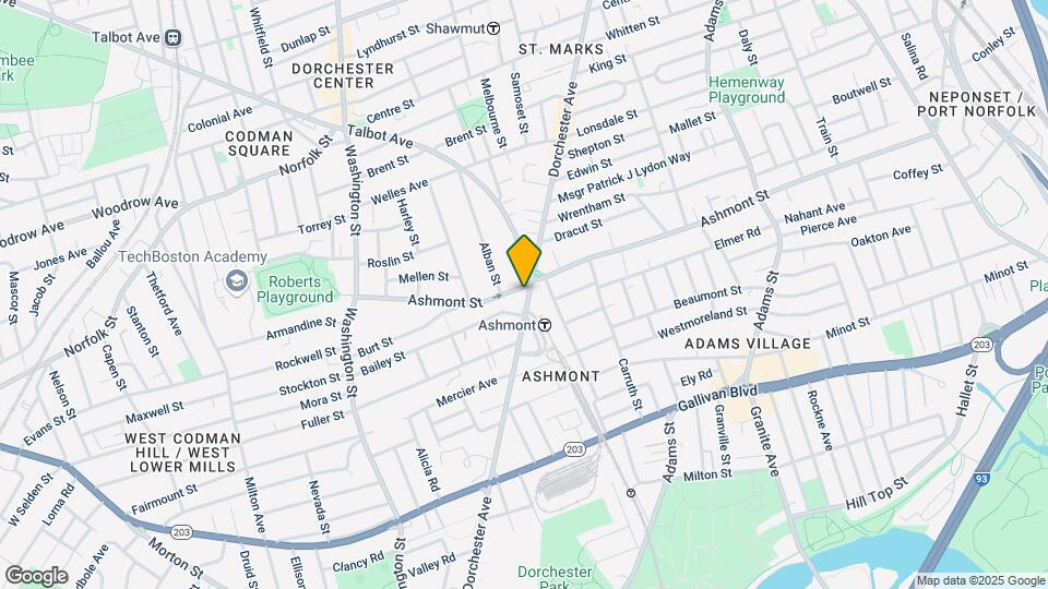 175 Ashmont St-Unit -4 Map and Location Details