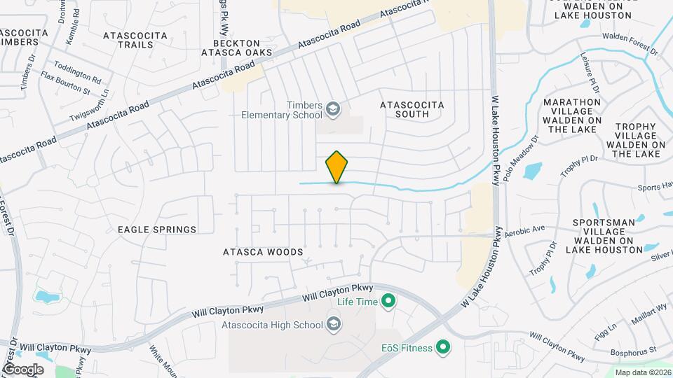 7015 Atasca Creek Dr Map and Location Details