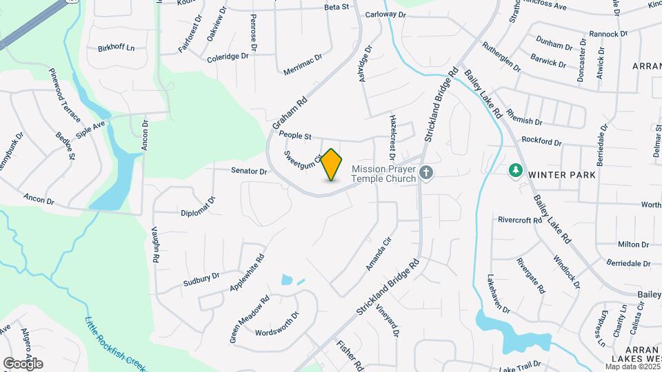 1618 Hickoryridge Ct Map and Location Details