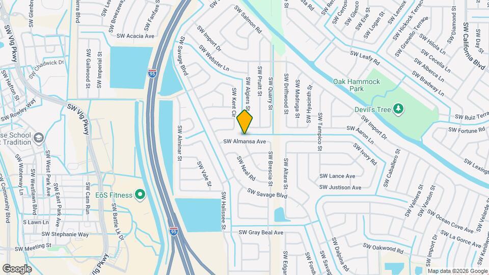 2291 SW Almansa Ave Map and Location Details