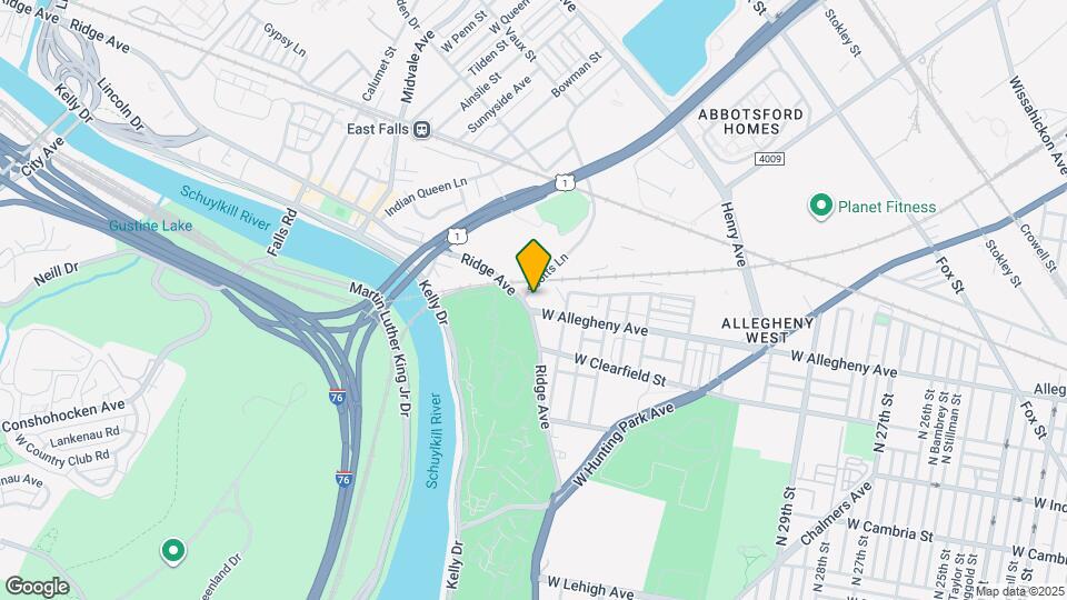 4001 Ridge Ave Map and Location Details