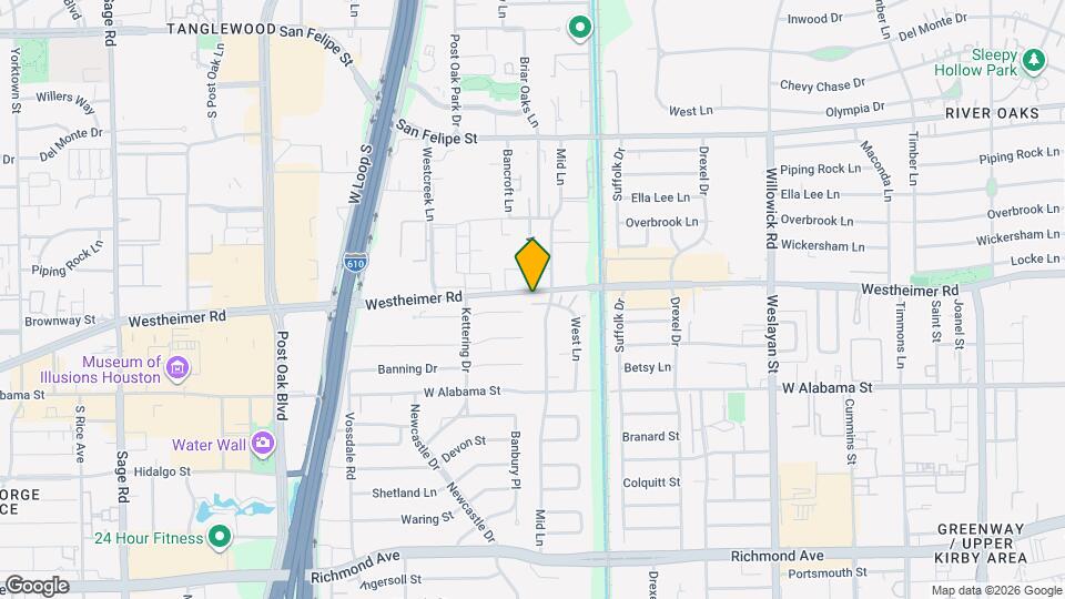 4315 Westheimer Rd Mapa y Detalles de la Ubicación