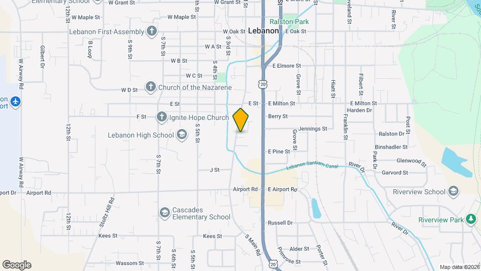 1675 S Second St Map and Location Details