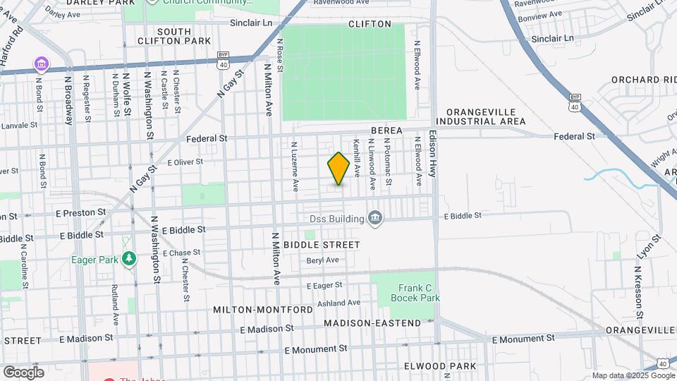 1300 N Kenwood Ave Mapa y Detalles de la Ubicación