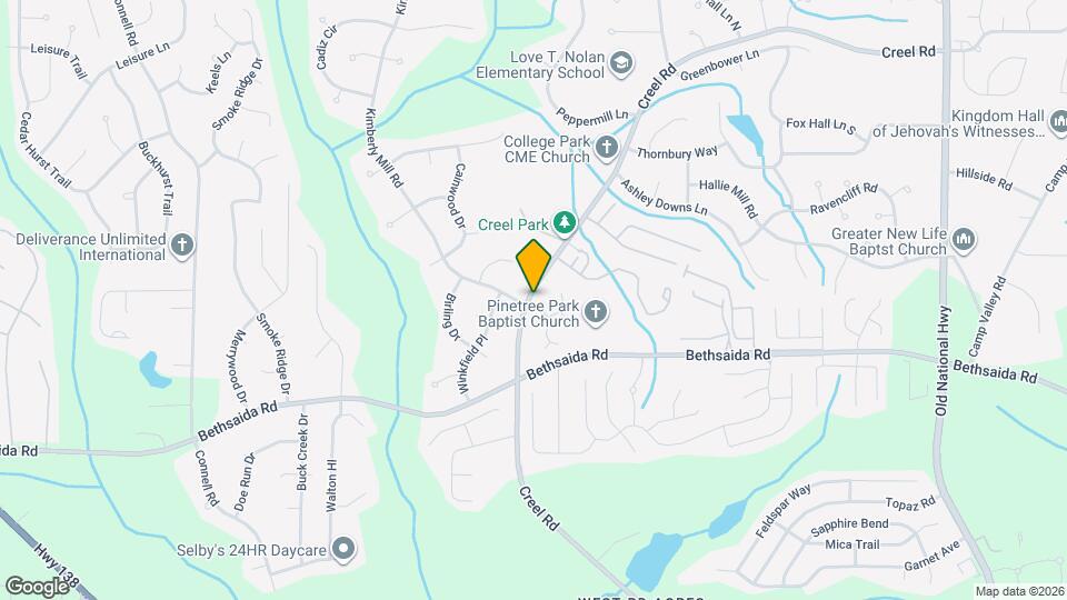 3000 Creel Rd Mapa y Detalles de la Ubicación