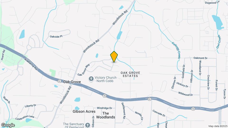 612 Spanish Oak Dr Map and Location Details