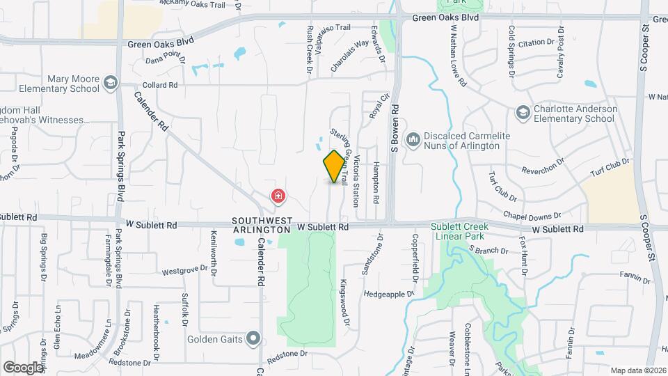 5909 Wind Drift Trail Mapa y Detalles de la Ubicación