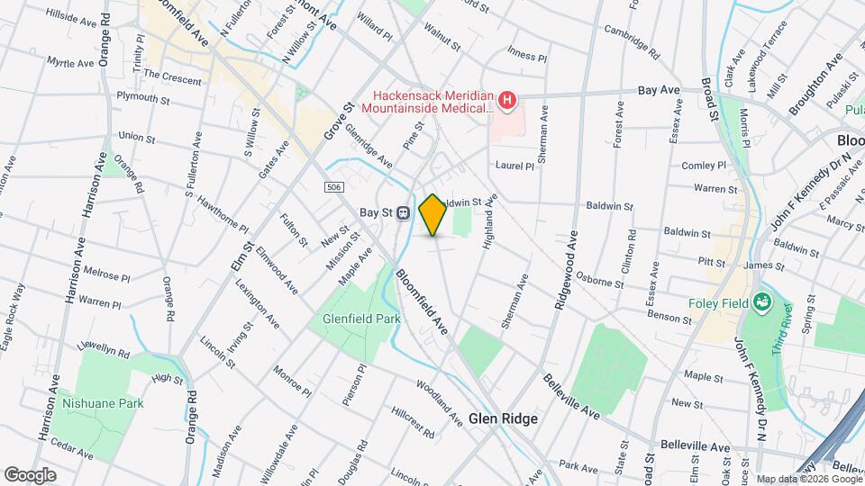 106 Glenridge Ave Map and Location Details