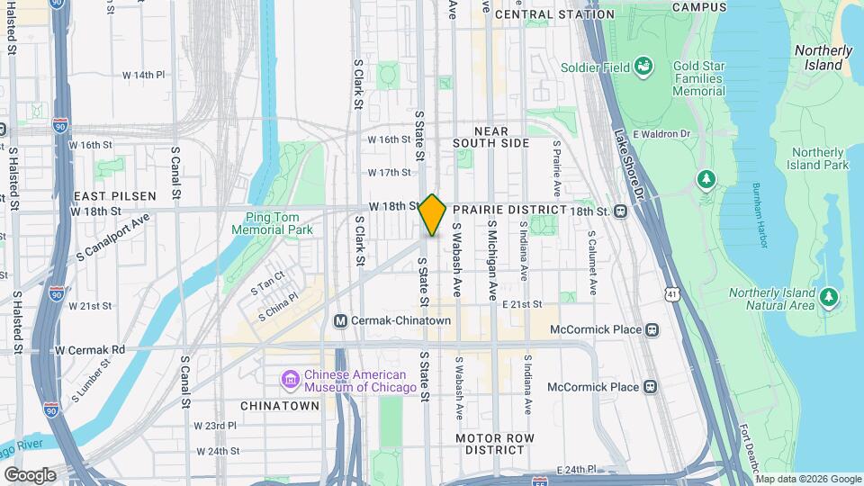 1845 S State St Map and Location Details