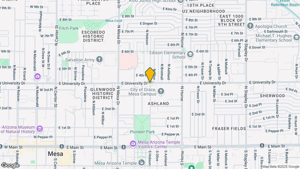 460 N Hobson Map and Location Details