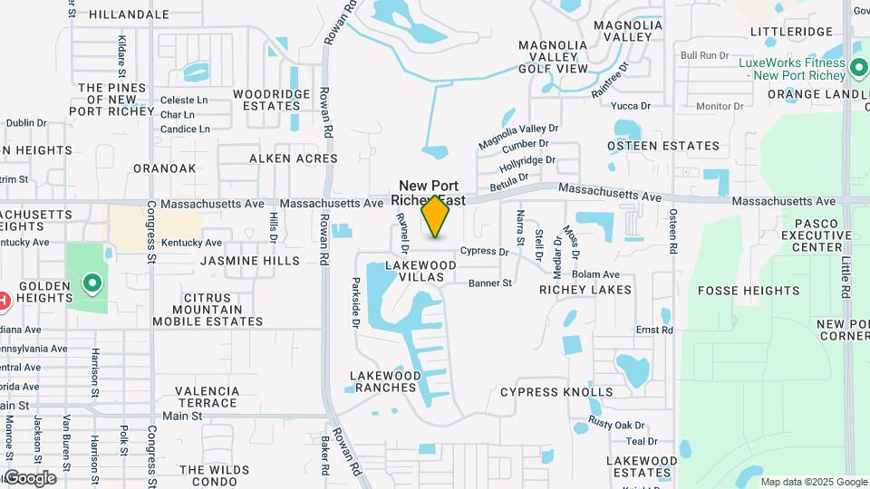 7307 Cypress Dr Map and Location Details