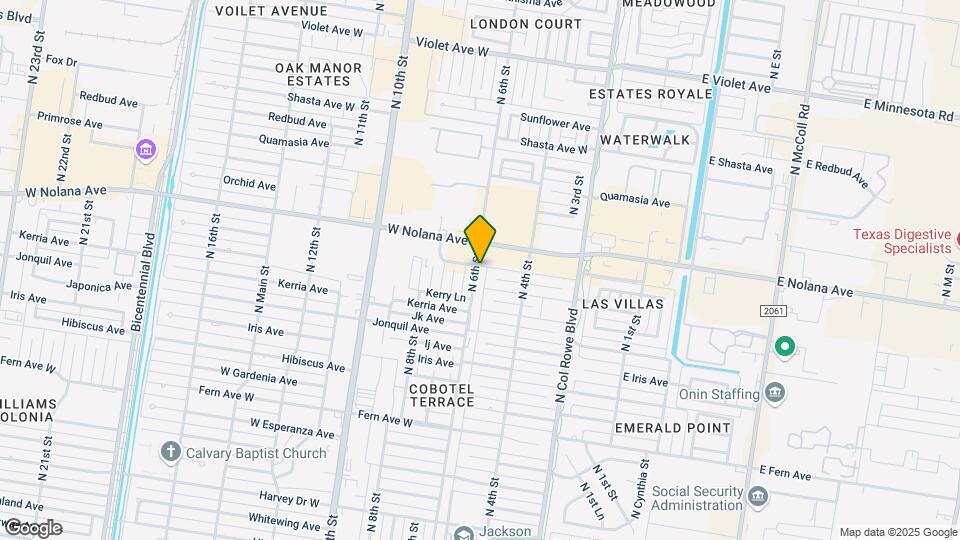 3812 6th St Map and Location Details