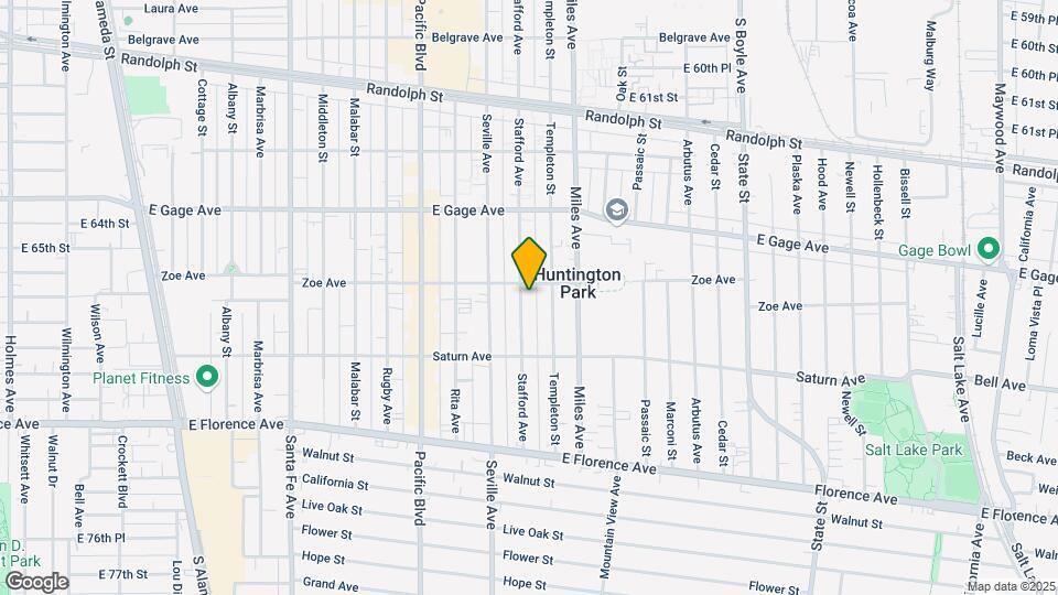 6612 Stafford Ave Map and Location Details